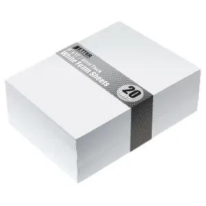 더 나은 사무용 제품 흰색 EVA 20팩 예술 폼 및 벌크 공예용 6mm 9 12인치 시트 추가 두께 20매 팩