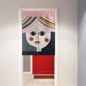 [콩심팥심]북유럽 ZF 스타일 노렌(여자얼굴)