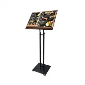 우드 메뉴판거치대 사인스탠드 우드강연대