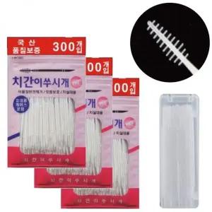 얇은 이쑤시개 치간 칫솔 휴대용 이쑤시개 900개입