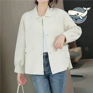 ( )가벼운 봄 가을 카라 아우터 여성 캐주얼 자켓 재킷 가을 자켓 여자 간절기 20대 봄 하객 캐주얼 예쁜