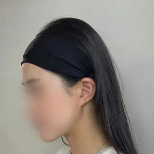 블랙 싸이클 땀밴드 러닝 헤어밴드 스포츠 ZF