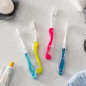 휴대용 여행용 치약 접이식 칫솔 세트 슬림모 랍슨유통