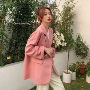 여름용 여성 투버튼 가을 봄 경량 자켓 샤랄라 디자인 여름봄패션 마이 여성 여자 봄자켓