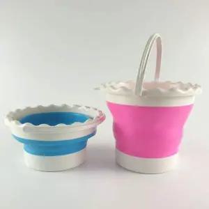 [셀러에이드]원형 대용량 미술물통 ZF 접이식