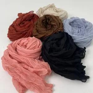 링클 롱 패션 스카프 여성 머플러 봄가을 코디 봄 스카프 여름 롱