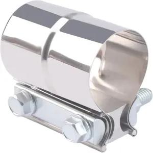 요미레이싱 225인치 배기 클램프 랩 조인트 밴드 304 스테인리스 스틸 머플러 촉매1PCS 50인치