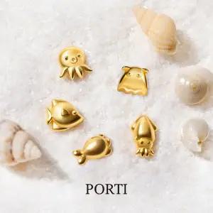 갤러리아 [뽀르띠] 순금 24K 0.3g 바다 친구들 골드바