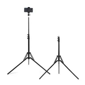 ( )접이식 휴대폰 스탠드 촬영 삼각대 카메라 액션캠 플래시 조명