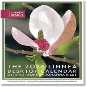리네아 디자인 2026 데스크톱 캘린더 5 x 7 조한나 라일리의 아트워크