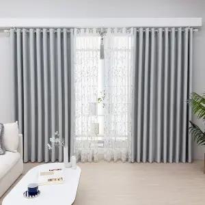 [지나송]레이첼 암막커튼+볼로프+코디커튼+커튼봉(대형)