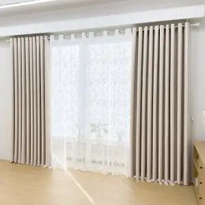 [지나송]레이첼 암막커튼+볼로프+코디커튼+커튼봉(슈퍼특대형)