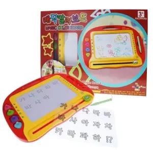 학습보드 토이코 4색 칼라보드 / 마음대로 그렸다 지워요