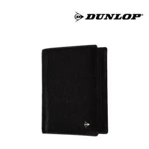 소가죽지갑 (던롭) 남성용 소가죽 중지갑 (BK) DL-WF106