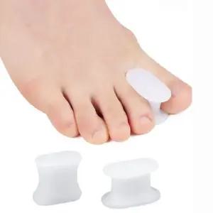 편안한 실리콘 발가락 분리기 발건강 케어 관리 패드 보호 커버 새끼발가락 쿠션 지압