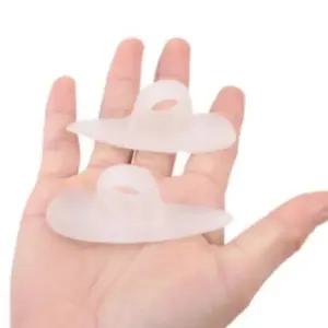 편안한 실리콘 발가락 분리 패드 발관리 보호대 케어 커버 새끼발가락 쿠션 지압 반지