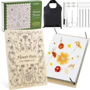 DIY 북마크 프레스 플라워 프레임용 케이도 선물 118인치 83인치 위한 부케 공예 키트 장례 10겹 보존 나무