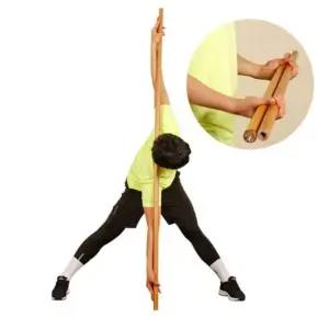 스트레칭바 전신 스트레칭봉 분리형 견고한밤나무