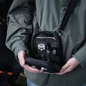 EDC 미니 크로스백 남자 가방 블랙