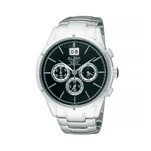 세이코알바 AU5015X1 프리미어 크로노그래프 남성 메탈 시계