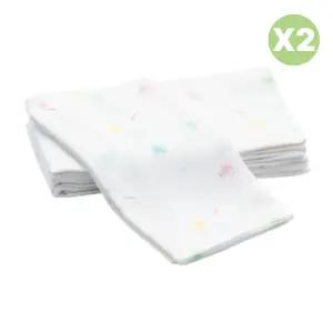 리에또 신생아 천기저귀 밤부 속싸개 목욕 타올 10매 BNS