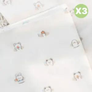 리에또 밤부 천기저귀 속싸개 출산 선물 대형 3매 BNS