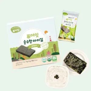 [퍼니메이커]퓨어잇 오가닉 순수한 아이김 김100 유기농 아기반찬 아이반찬 아기김 이유식반찬