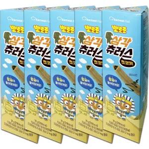 뽀로로 삼각 츄러스 칼슘 초코맛 3개입 5개/어린이 영양간식 선물