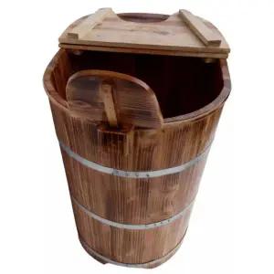 가정용 편백 미니 소형 반신욕 히노끼 욕조 욕실 1인