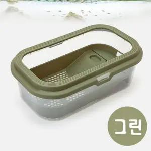 거북이사육장 거북이 터틀 오픈형 사육장 어항 M 수조케이지