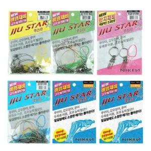 쭈꾸미1단채비 씨타임 쭈스타 쭈꾸미 갑오징어 편대 버림 반지 채비