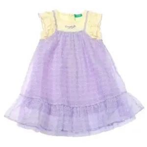 [갤러리아] 베네통키즈G  러블리체크엠보원피스 QAOP31531LVST