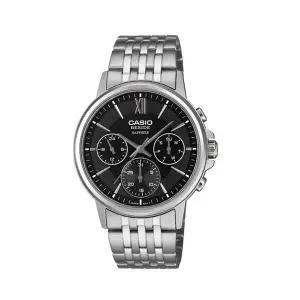 [카시오] 남성 메탈 손목 시계 비사이드 BMS-300D-1A