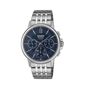 [카시오] 남성 메탈 손목 시계 비사이드 BMS-300D-2A