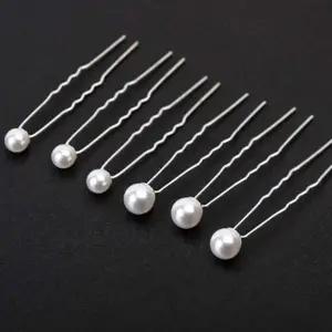 (10mm) 악세사리 ZF 머리핀 웨딩 진주헤어핀 뒤꽂이 한복머리장식