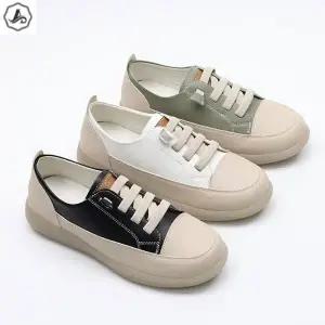 [애슬릿] 여성 스니커즈 끈없는 밴딩 단화 발편한 운동화