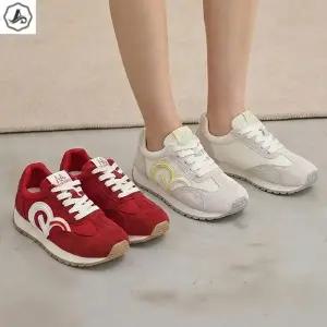 [애슬릿] 키높이 운동화 메쉬 레이스업 굽높은 러닝화 5.5cm