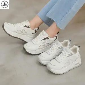 [애슬릿] 키높이 러닝화 키높이 레이스업 굽높은 운동화 8cm