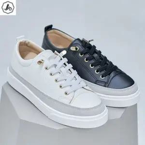 [애슬릿] 여성 스니커즈 끈없는 레이스업 밴딩 운동화 발편한