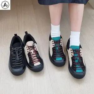 [애슬릿] 여성 스니커즈 끈없는 배색 스토퍼 운동화 발편한