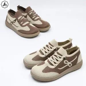 [애슬릿] 여성 스니커즈 끈없는 니트 메쉬 운동화 경량 단화