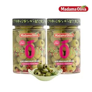 마다마 피티드 그린올리브 핑크페퍼콘N로즈마리 300g x 2개