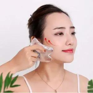 하트 괄사 얼굴 마사지 도구