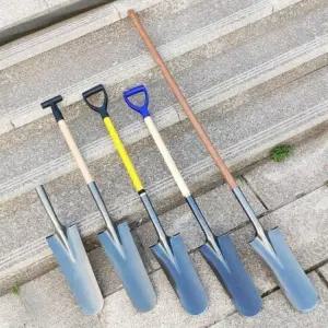 좁은 삽 묘목 참마 도랑 농업 구멍 흙 땅 죽순 파기 단단한