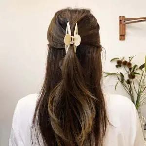 반달 헤어 집게핀