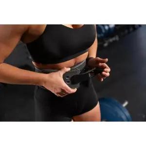 하빈져 헬스 중량운동용 10mm 고무 허리보호대 D36223