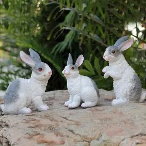 포토존 토끼 조각상 야외 소품 정원 가드닝 조경 동물