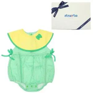 [갤러리아] (압소바출산,백일,귀여운유아복)키키무소바디슈트(턱받이)(A13-10682)