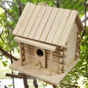 새장 액세서리 외부 나무 새 집 Birdhouses 둥지 상자 걸이홈 정원 장식