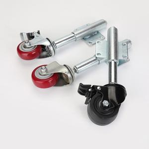 헤비 듀티 4인치 2인치 3인치 5인치 도어 캐스터 (댐핑 및 기계 게이트 스프링 휠 포함)